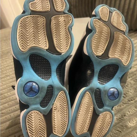 Air Jordan 13 Retro White/Obsidian Dark Powder Blue Size 10.5 - Picture 5 of 8